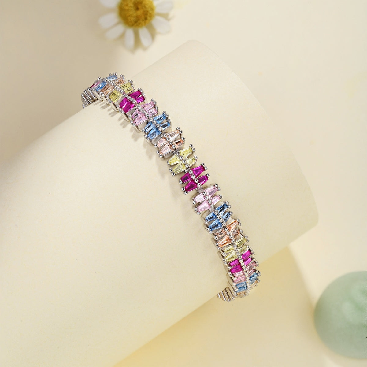 [ORA ]Sparkling Exquisite Multi Cut Party Bracelet