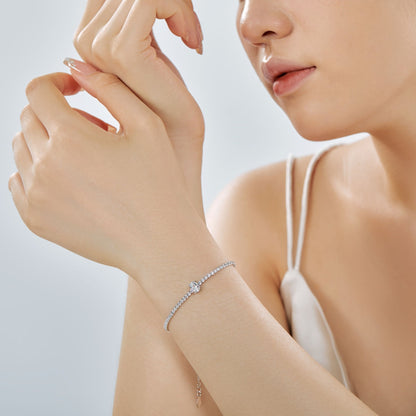 [ORA ]0.75 Carat Exquisite Oval Cut Daily Bracelet