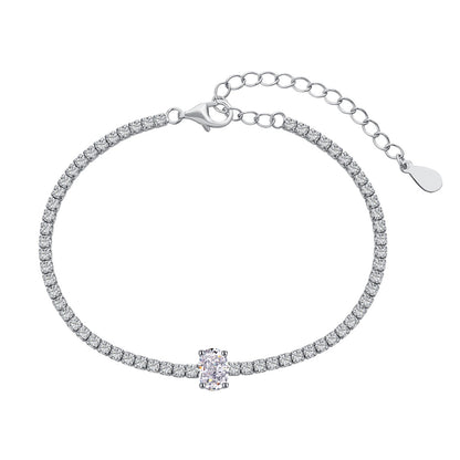 [ORA ]0.75 Carat Exquisite Oval Cut Daily Bracelet