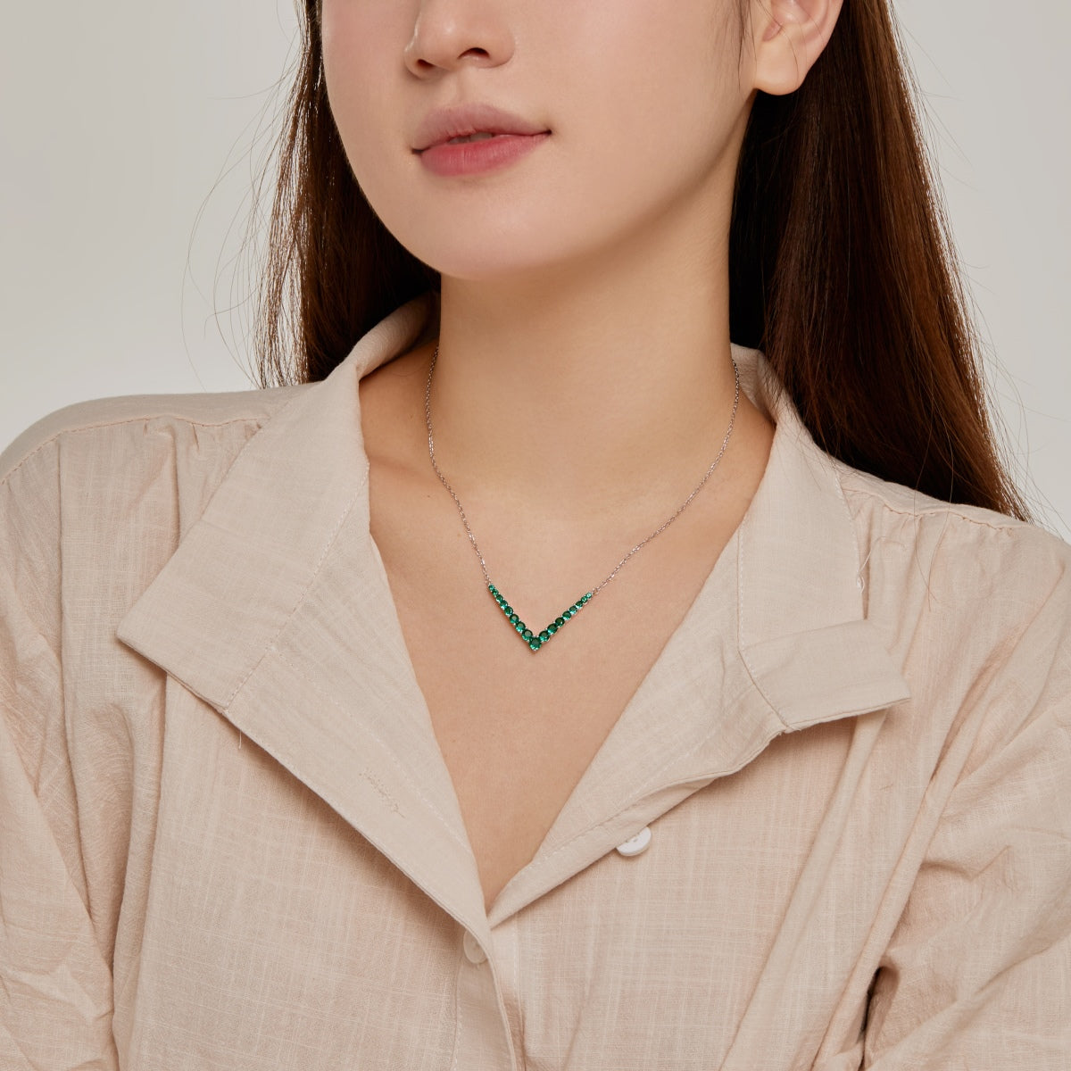 [ORA ]Ornate Round Cut Necklace