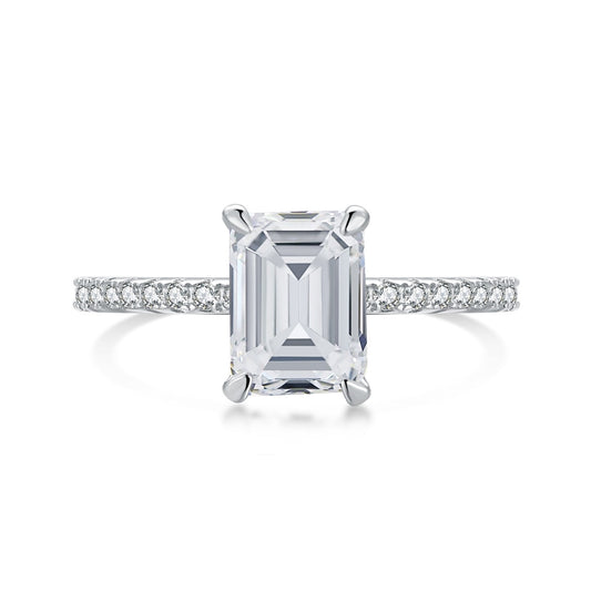 [ORA ]2.0 Carat Scintillating Ornate Radiant Cut Party Ring