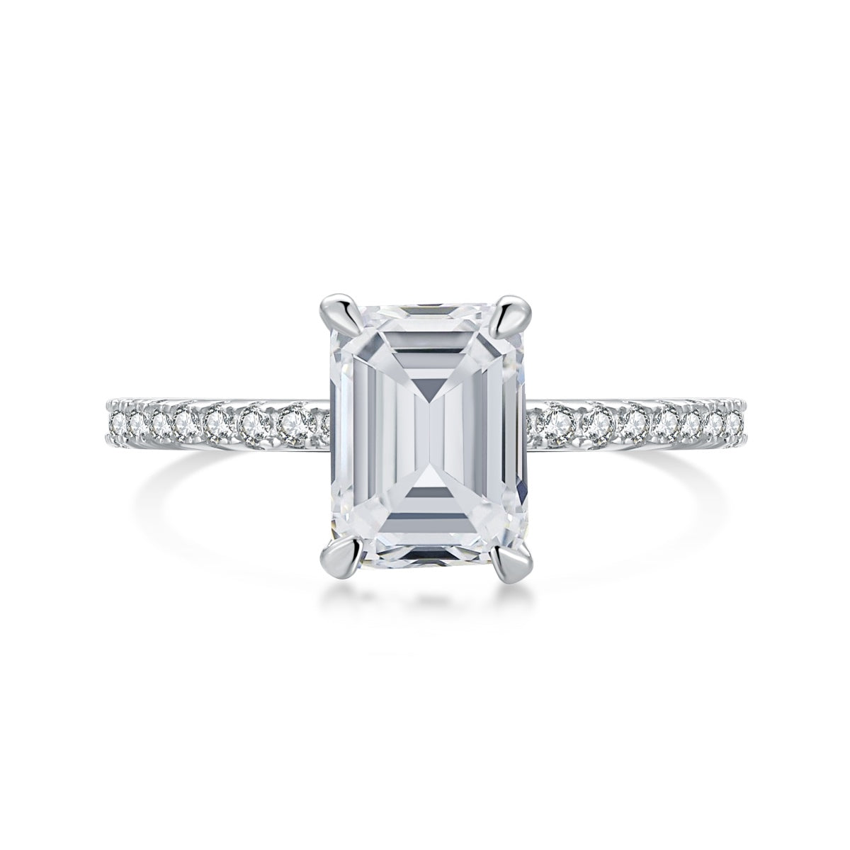 [ORA]2.0 Carat Scintillating Ornate Radiant Cut Party Ring