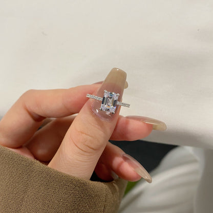 [ORA ]2.0 Carat Scintillating Ornate Radiant Cut Party Ring