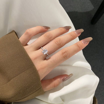 [ORA ]2.0 Carat Scintillating Ornate Radiant Cut Party Ring