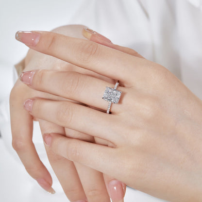 [ORA ]4.0 Carat Luxurious Engagement Ring