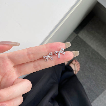 [ORA ]Dainty Bow Shape Earrings
