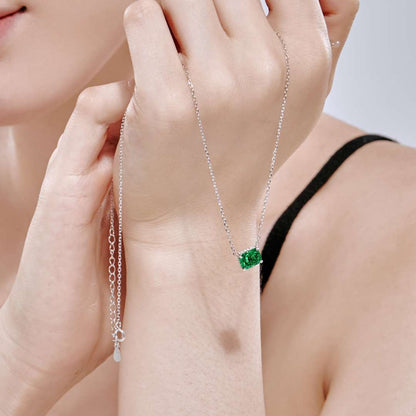 [ORA]Luxurious Square Shape Colorful Necalack
