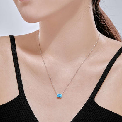 [ORA]Luxurious Square Shape Colorful Necalack