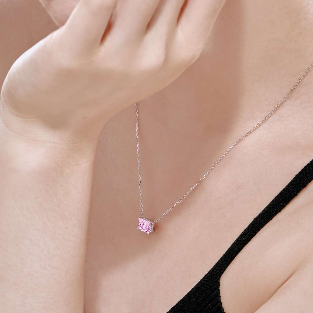 [ORA]Luxurious Square Shape Colorful Necalack