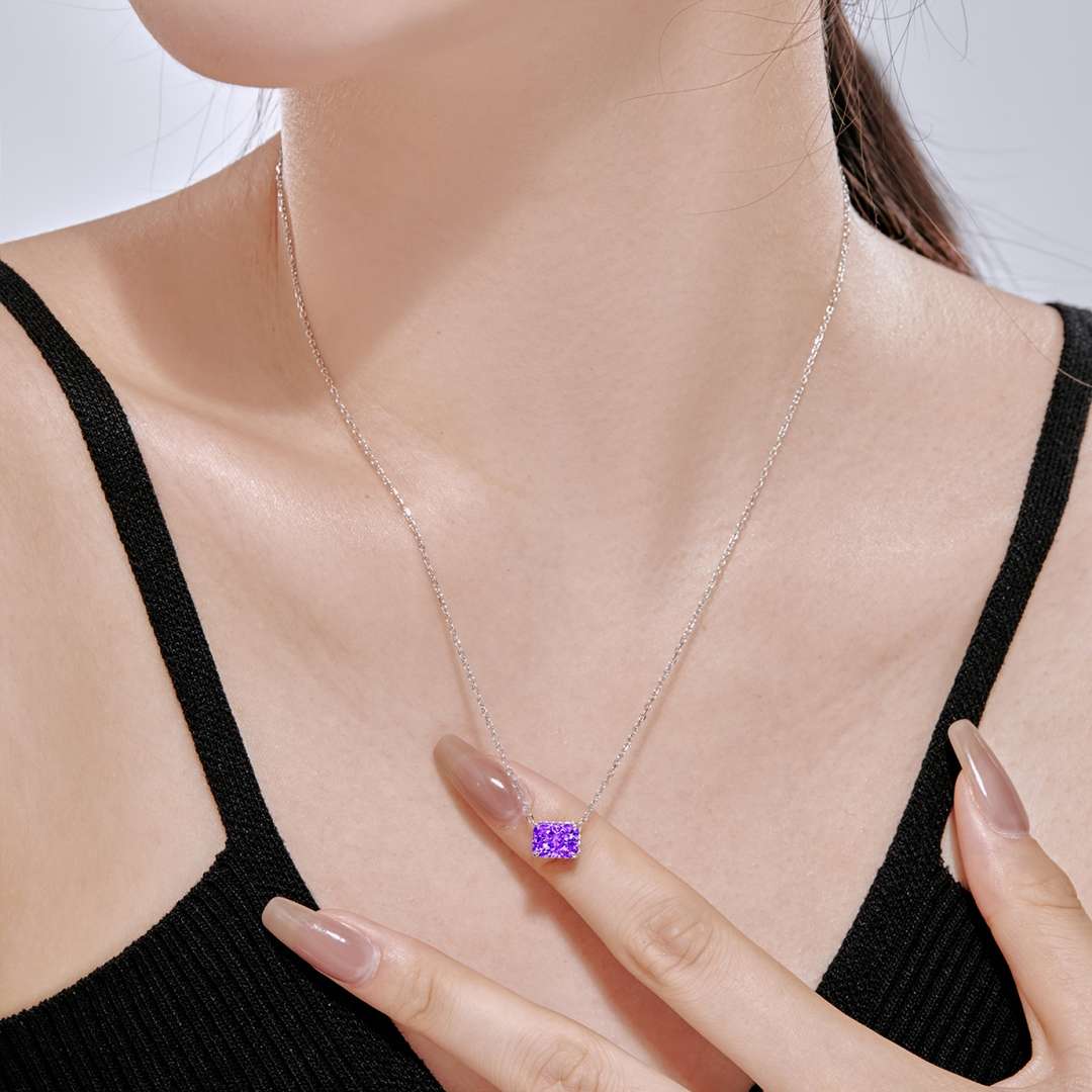[ORA]Luxurious Square Shape Colorful Necalack