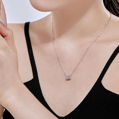 [ORA]Luxurious Square Shape Colorful Necalack