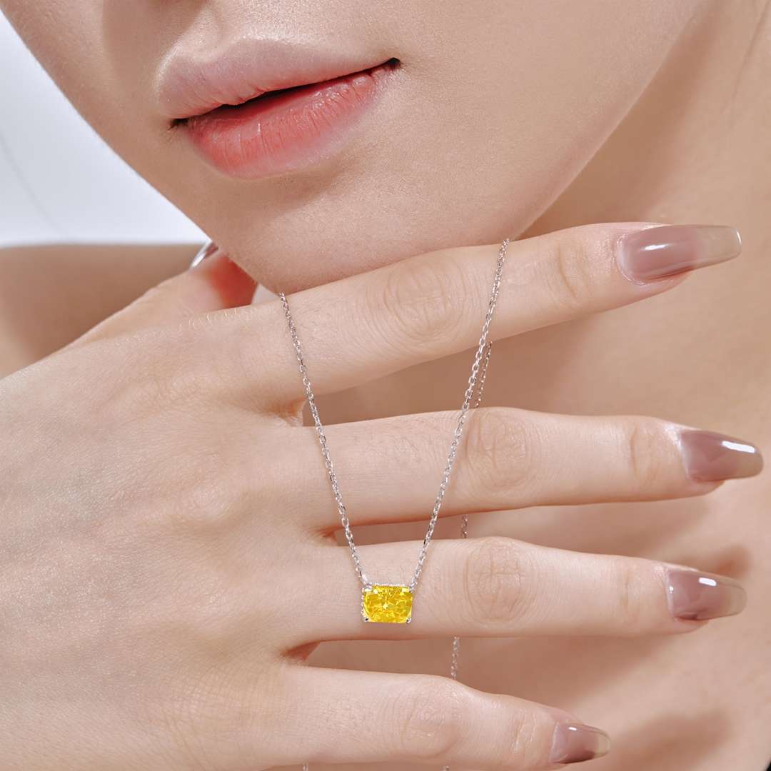 [ORA]Luxurious Square Shape Colorful Necalack