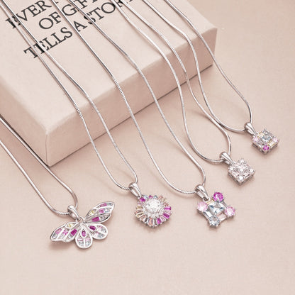 [ORA ]Charming Flower Colorful Necklace