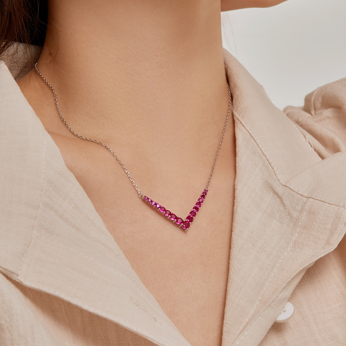 [ORA ]Ornate Round Cut Necklace