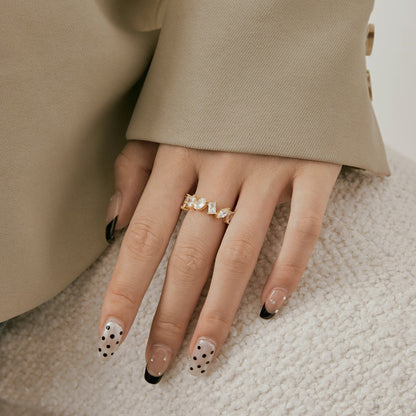 [ORA ]Delicate Multi Cut Ring