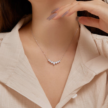 [ORA ]Dainty Colorful Heart Necklace