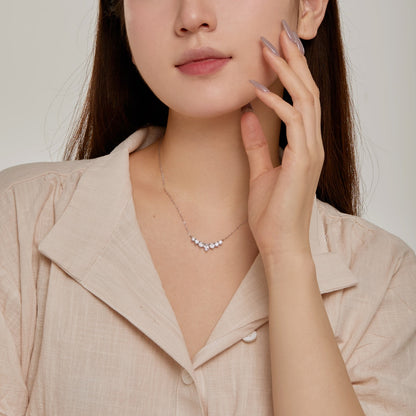 [ORA ]Dainty Colorful Heart Necklace