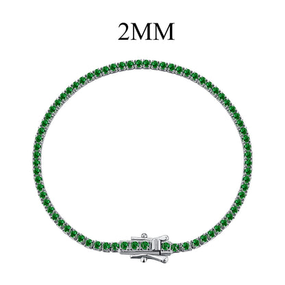 [ORA ]Radiant Colorful Round Cut Party Bracelet