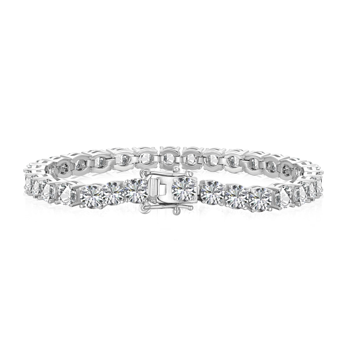 [ORA ]Ornate Sparkling Round Cut Wedding Bracelet