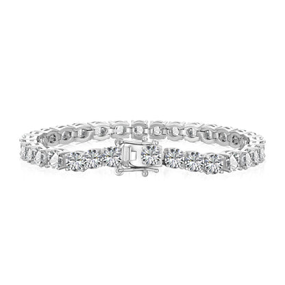 [ORA ]Ornate Sparkling Round Cut Wedding Bracelet
