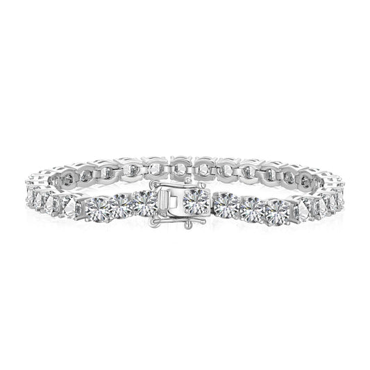 [ORA ]Ornate Sparkling Round Cut Wedding Bracelet