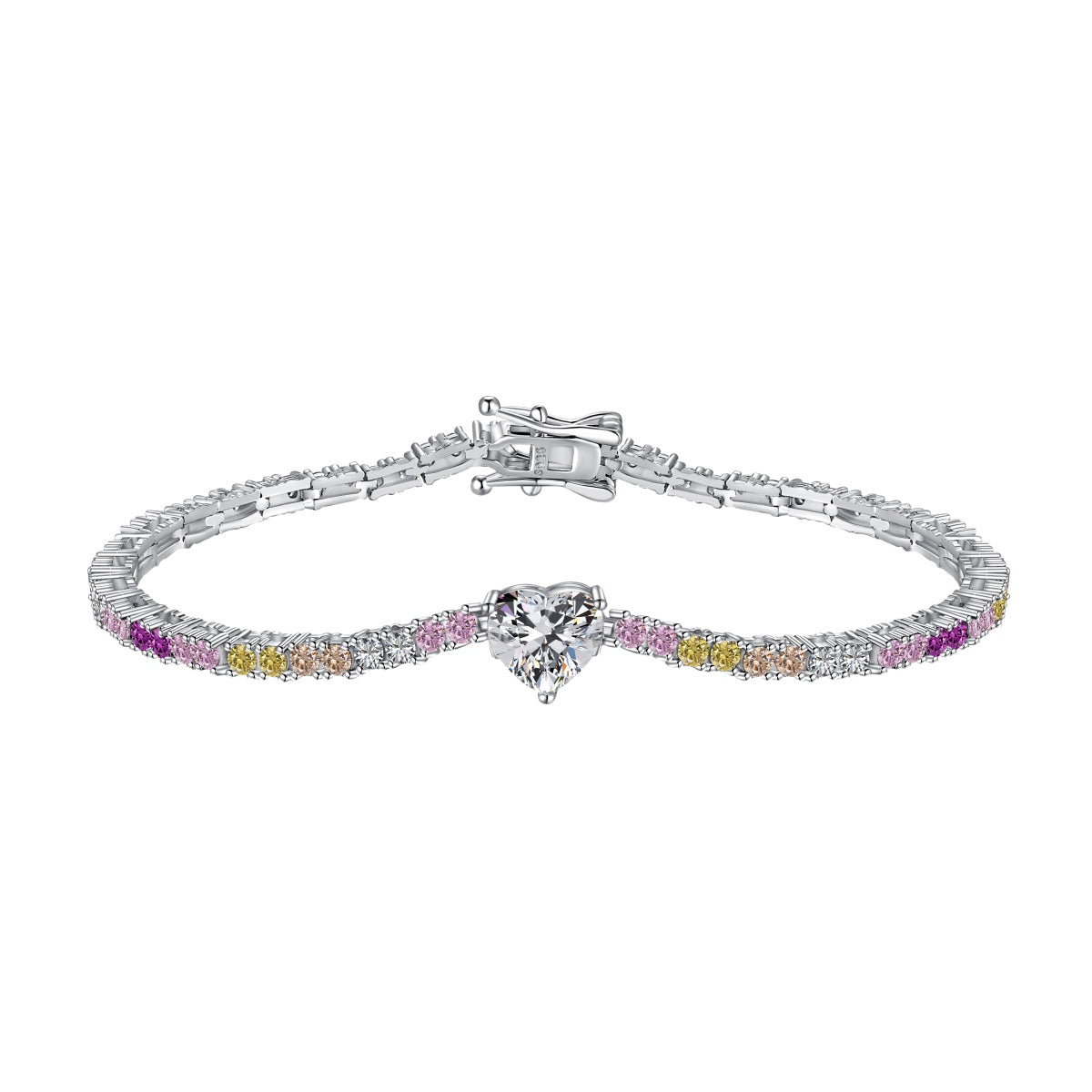 [ORA ]Delicate Romantic Heart Shape Lover Bracelet