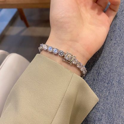 [ORA ]0.75 Carat Dazzling Round Cut Wedding Bracelet
