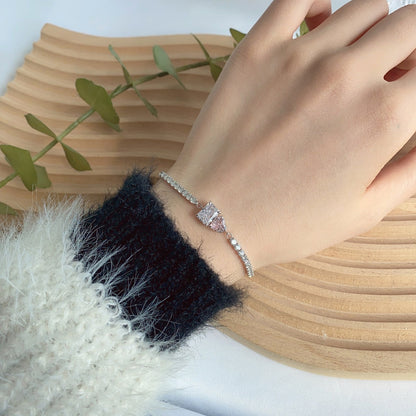 [ORA ]Dazzling Unique Multi Shape Lover Bracelet