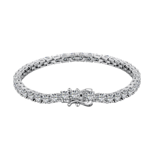 [ORA ]Luxurious Ornate Round Cut Tennis Bracelet