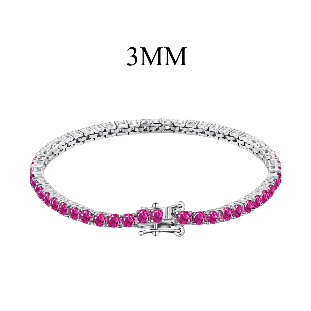 [ORA ]Radiant Colorful Round Cut Party Bracelet