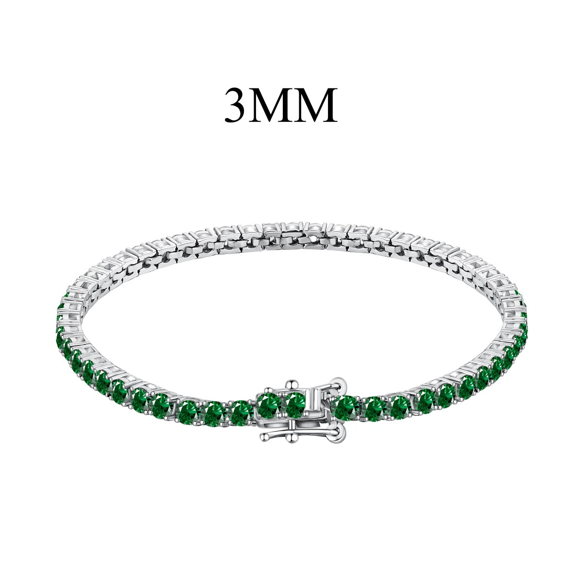 [ORA ]Radiant Colorful Round Cut Party Bracelet