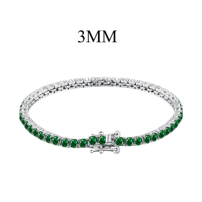 [ORA ]Radiant Colorful Round Cut Party Bracelet