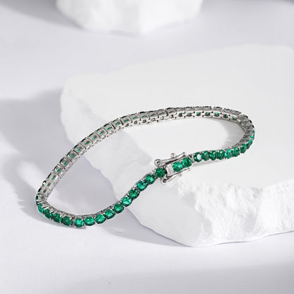 [ORA ]Radiant Colorful Round Cut Party Bracelet