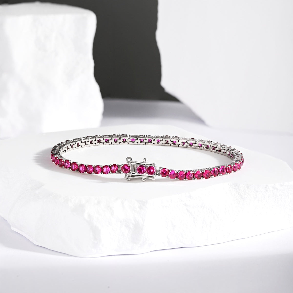 [ORA ]Radiant Colorful Round Cut Party Bracelet