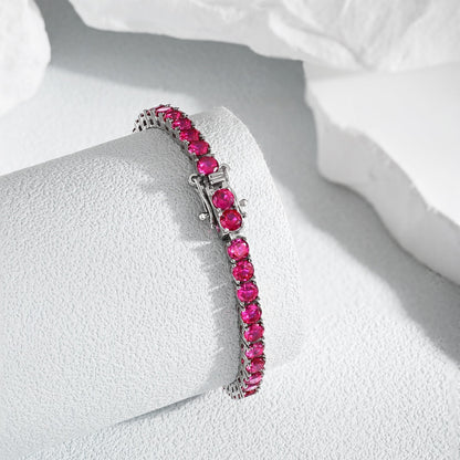 [ORA ]Radiant Colorful Round Cut Party Bracelet