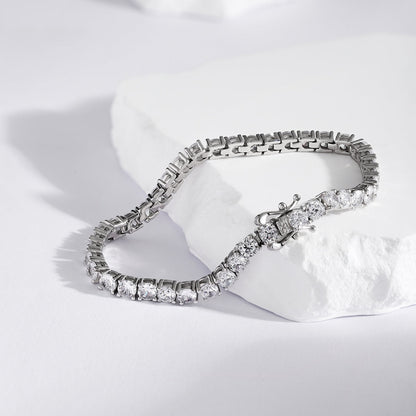 [ORA ]Luxurious Ornate Round Cut Tennis Bracelet