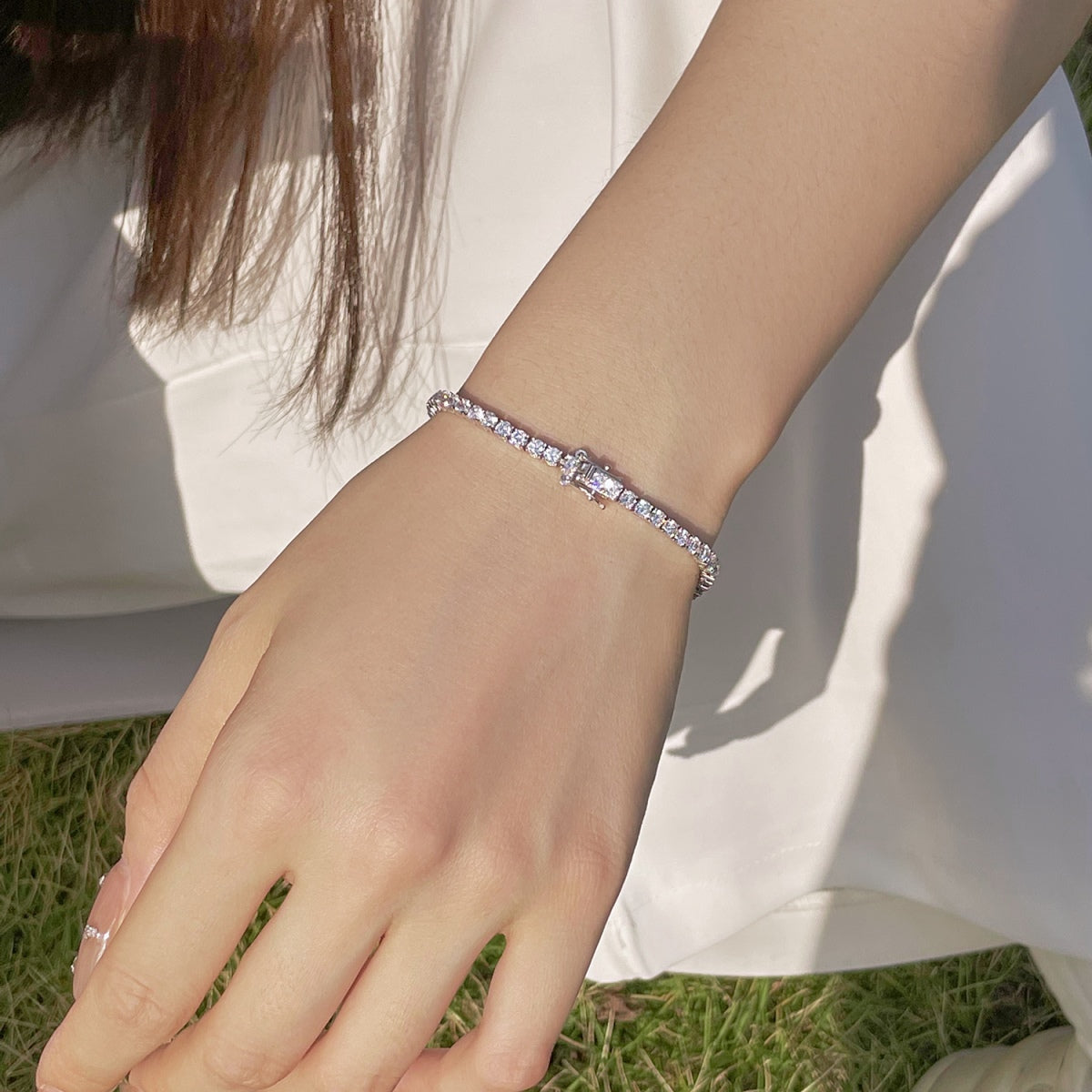 [ORA ]Radiant Colorful Round Cut Party Bracelet