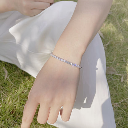 [ORA ]Radiant Colorful Round Cut Party Bracelet