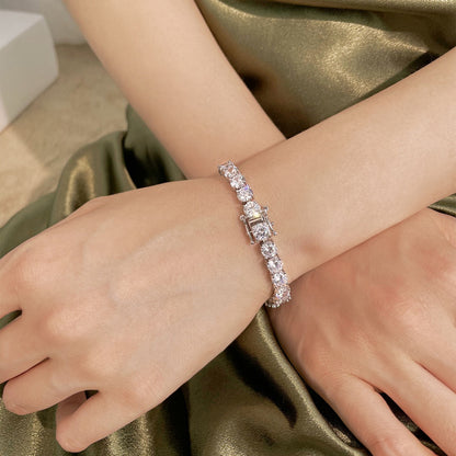 [ORA ]0.75 Carat Dazzling Round Cut Wedding Bracelet