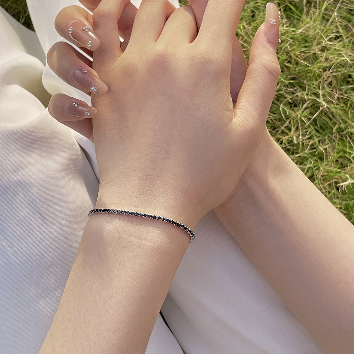 [ORA ]Radiant Colorful Round Cut Party Bracelet