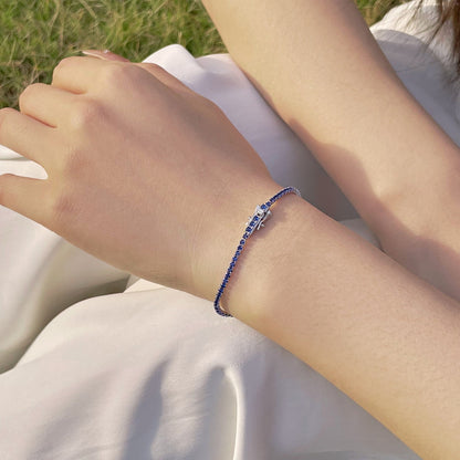 [ORA ]Radiant Colorful Round Cut Party Bracelet