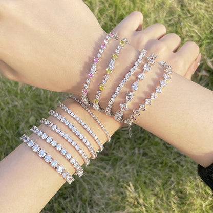 [ORA ]Luxurious Ornate Round Cut Tennis Bracelet