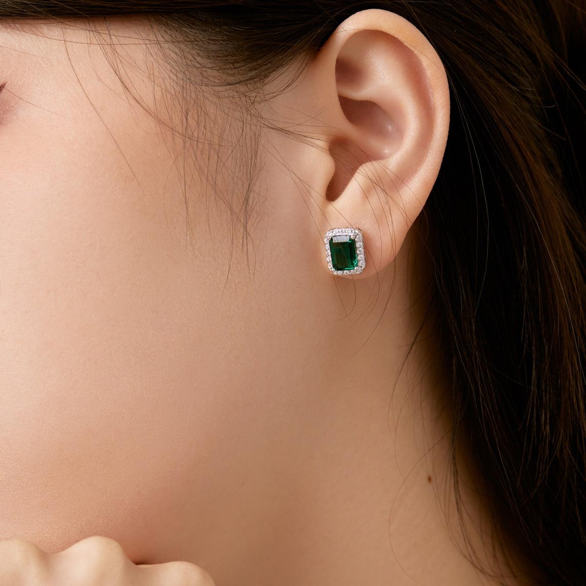 [ORA ]Luxurious Dainty Emerald Cut Banquet Earrings
