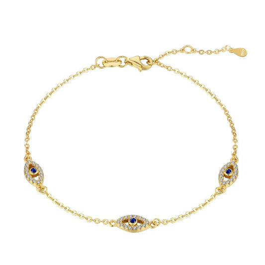 [ORA]Evil Eye Shape Pendent Necklace