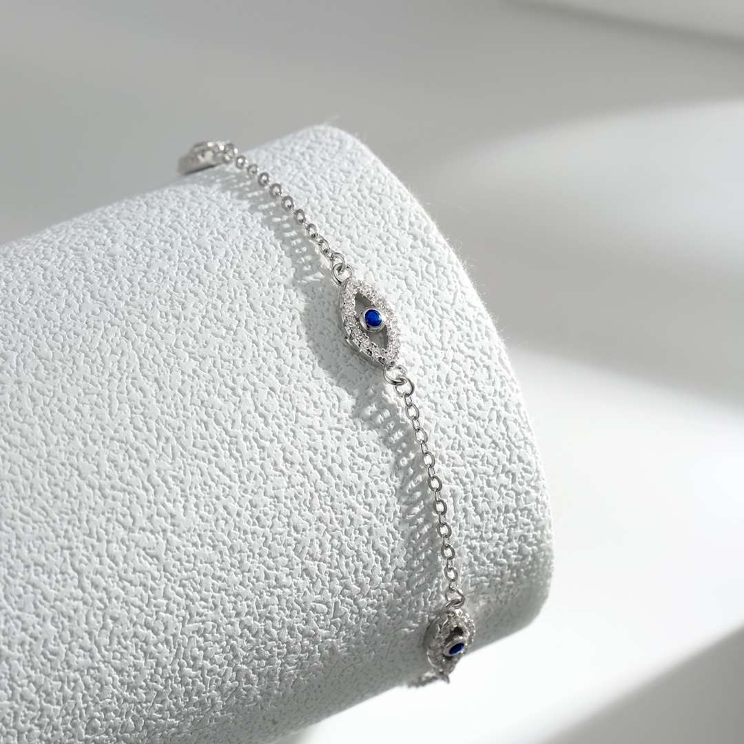 [ORA]Evil Eye Shape Pendent Necklace