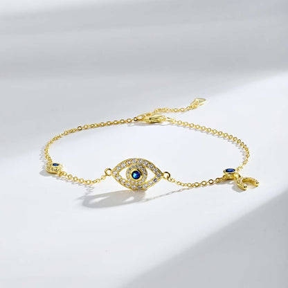 [ORA ]Dainty Eye Shape Necklace