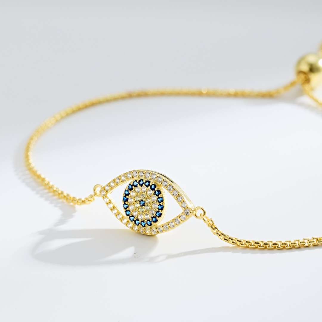 [ORA ]Dazzling Eye Shape Necklace