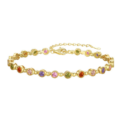 [ORA ]Sparkling Exquisite Round Cut Party Bracelet