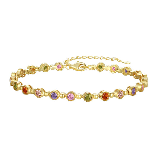 [ORA ]Sparkling Exquisite Round Cut Party Bracelet