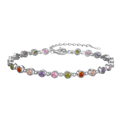 [ORA ]Sparkling Exquisite Round Cut Party Bracelet